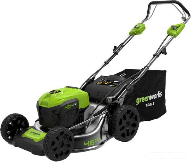 Газонокосилка GreenWorks GD40LM46SP (c Акк 4АЧ и ЗУ)