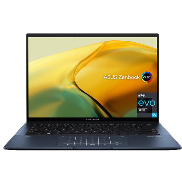 Ноутбук ASUS Zenbook 14 OLED UX3402ZA-KM023W, 14" (28880x1800) OLED 90Гц/Intel Core i7-1260P/16ГБ DDR5/512ГБ SSD/Iris Xe Graphics/Win 11 Home, синий (90NB0WC1-M00BM0)