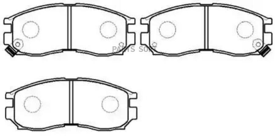 HSB HP5064 Коодки тормозные дисковые