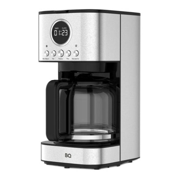 Кофеварка BQ CM1007, капельная, 900 Вт, 1.5 л, серебристо-чёрная - фотография № 8