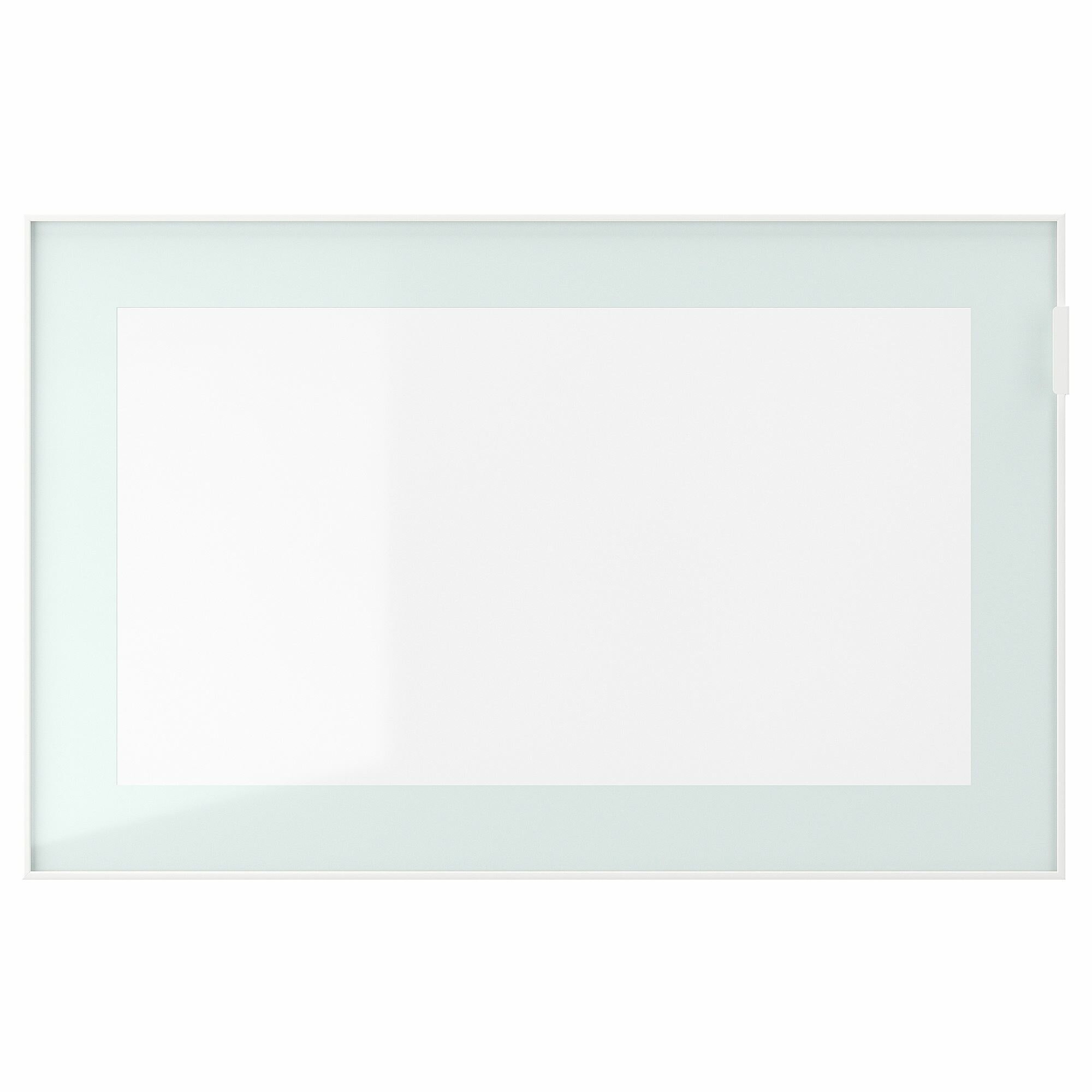 фото IKEA / икея GLASSVIK, глассвик, передняя панель двери/ящика, белый, 60x38 см