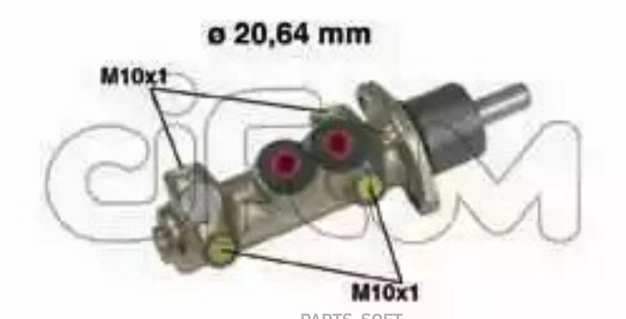 CIFAM 202300 Главный тормозной цилиндр