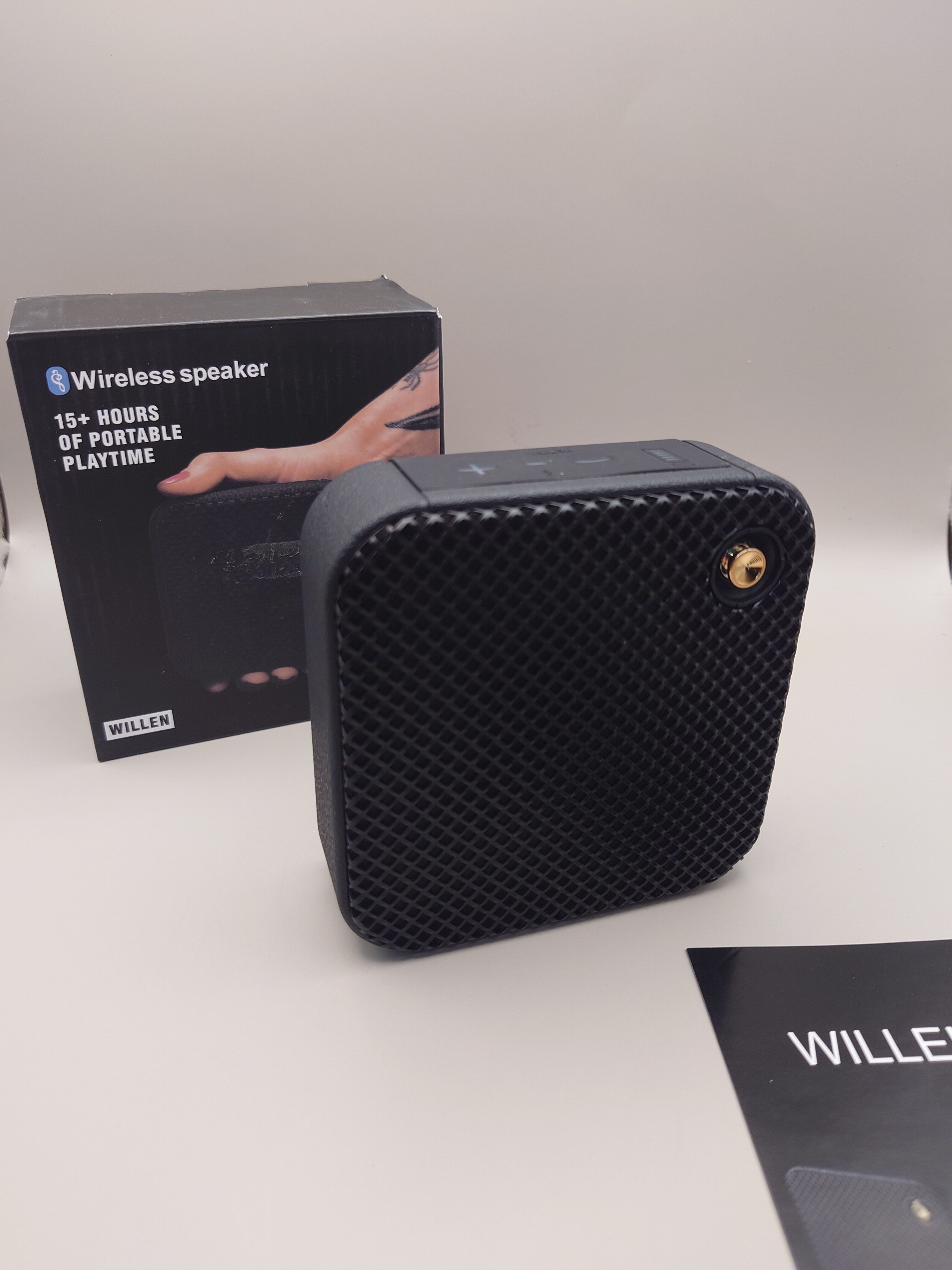 Беспроводная портативная колонка Willen 20ВТ / FM, BLUETOOTH, MP3 / черный