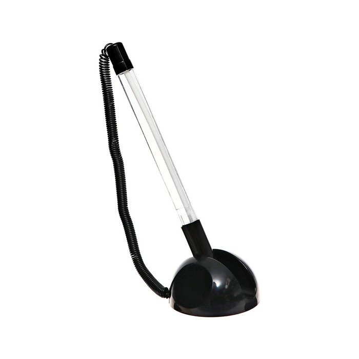 фото Ручка шариковая на самоклеящейся подставке Attomex 0,7 мм, сменный стержень, синие чернила, пластиковая пружина