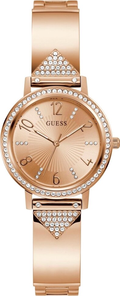 Американские кварцевые часы Guess GW0474L3 на браслете из нержавеющей стали, с водозащитой 3 Бар и международной гарантией от производителя