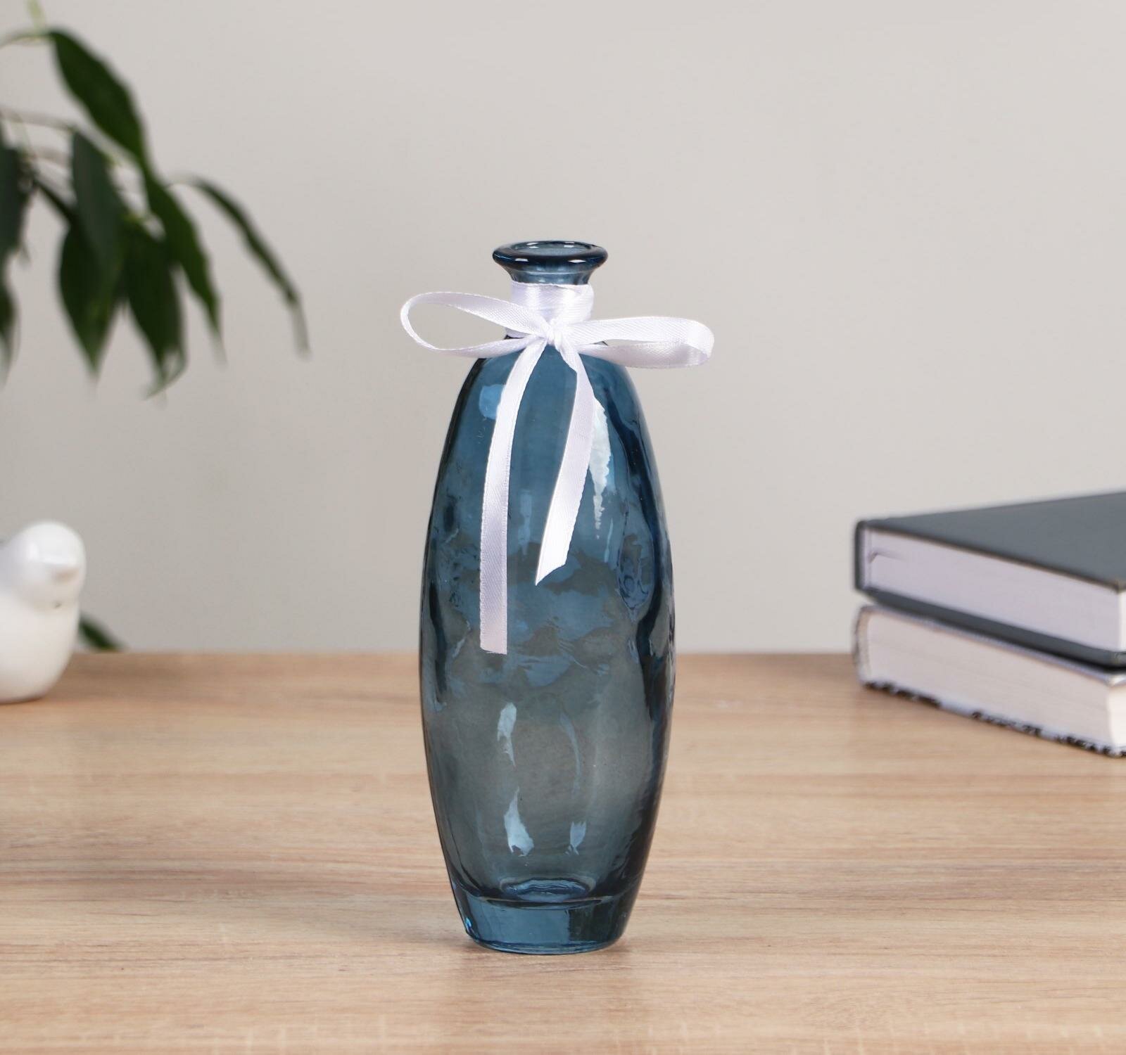 фото Ваза "Волшебные мгновения" лазурь d-3см 17,5х6см микс