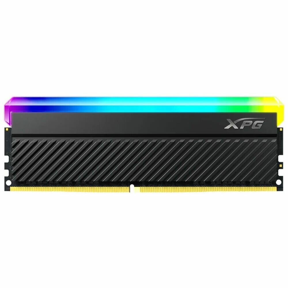 Модуль памяти DIMM 8Gb DDR4 PC28800 3600MHz ADATA XPG Spectrix D45G RGB Black (AX4U36008G18I-CBKD45G)