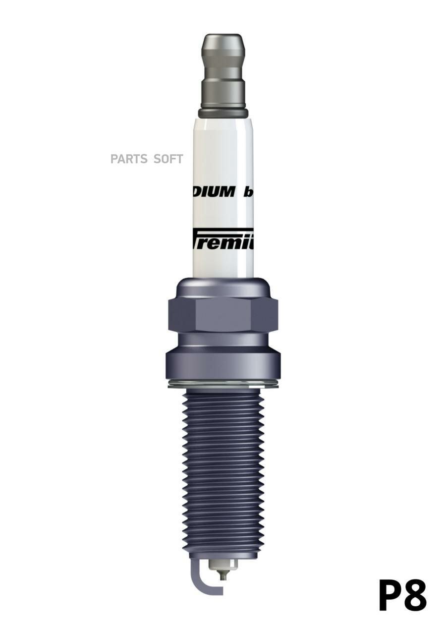 BRISK P8 Свеча зажигания IRIDIUM PREMIUM + BRISK P8