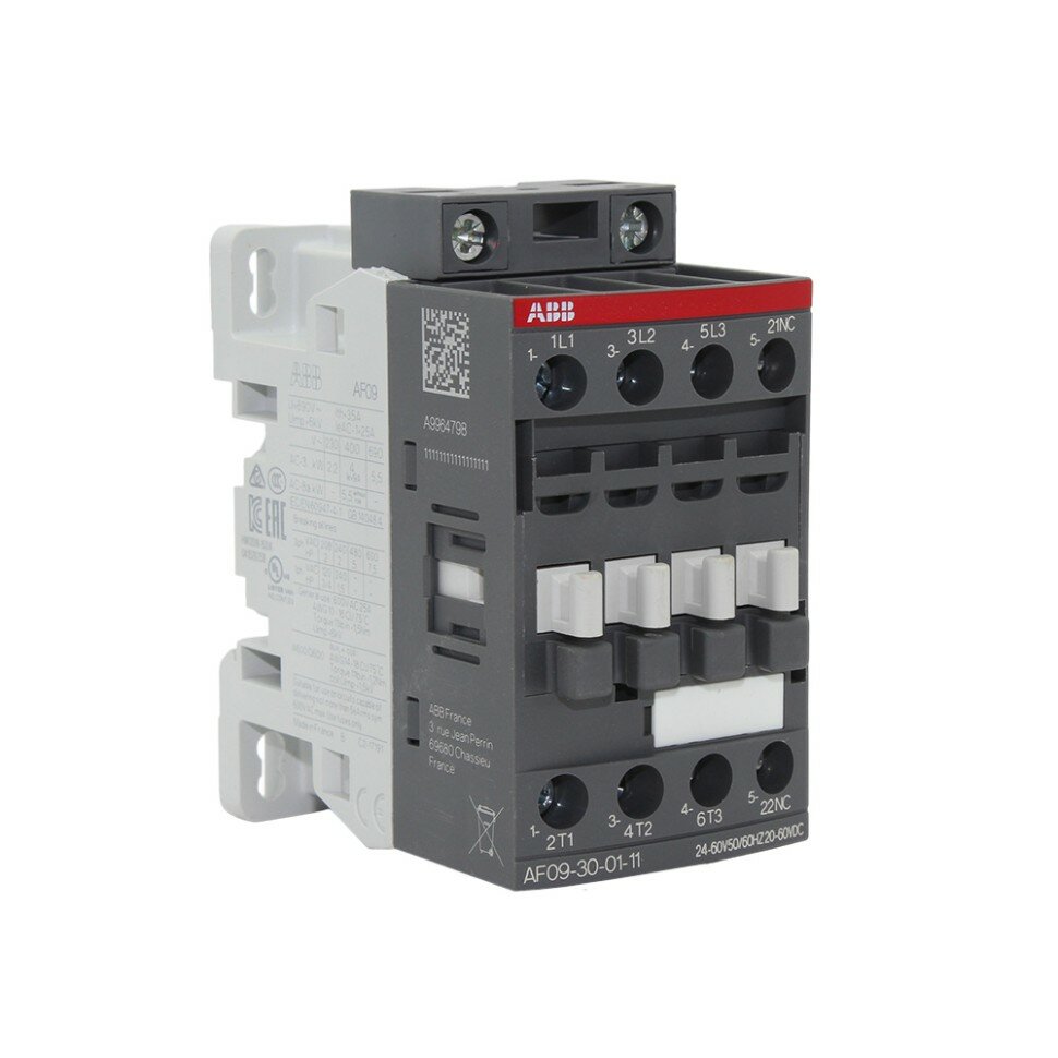 ABB AF09-30-01-11 1SBL137001R1101 Контактор (Катушка 24-60V 50/60Hz 20-60V DC)