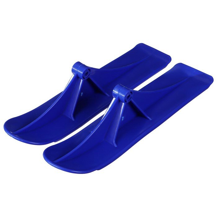 фото Лыжи для самокатов-снегокатов GRAFFITI, пара, цвет синий