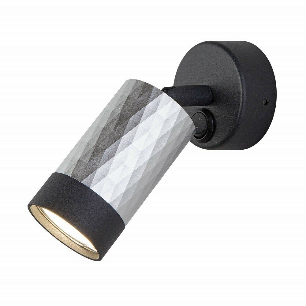 фото Спот настенный накладной черный Eurosvet Mizar GU10 35 Вт IP20 под 1 лампу (a050500)