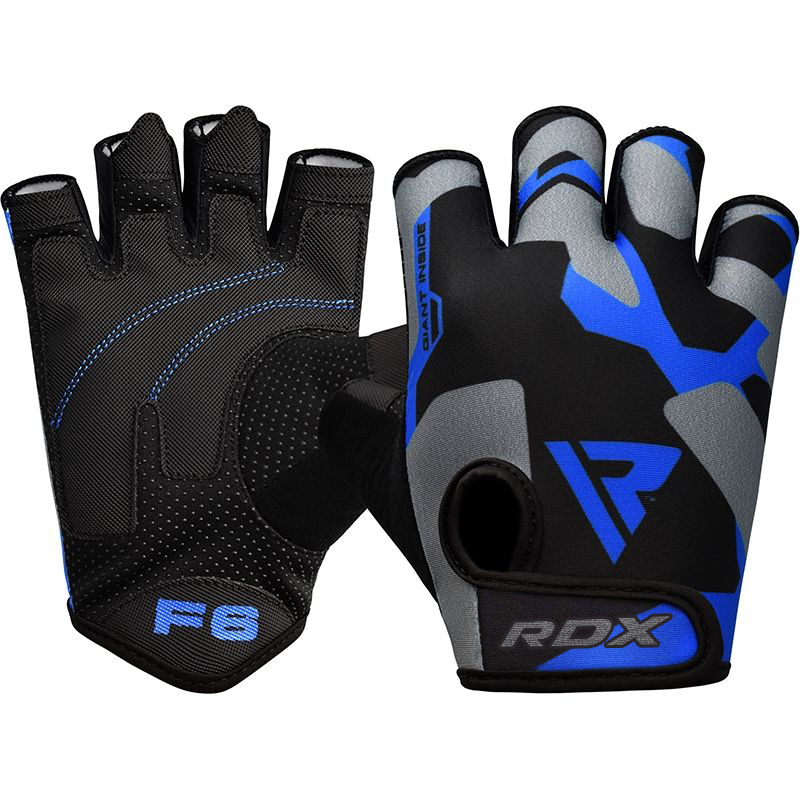 Спортивные перчатки RDX SUMBLIMATION F6 2XL черный, синий