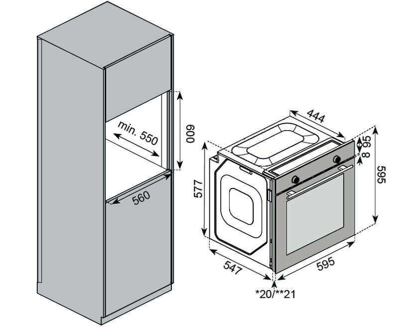 Электрический духовой шкаф Kuppersberg HF 603 GR - фотография № 5