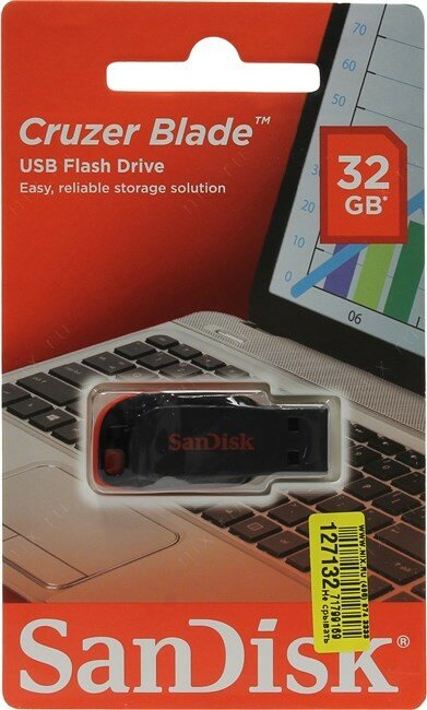 USB flash накопитель SanDisk Cruzer Blade USB flash drive