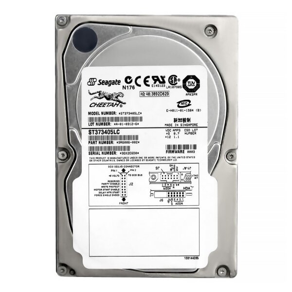 Жесткий диск Seagate ST373405LC 73,4Gb U160SCSI 3.5" HDD