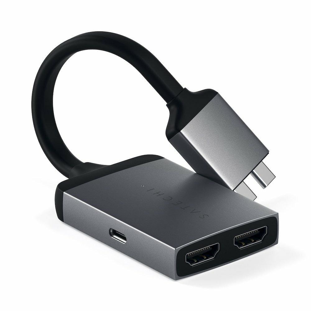 Адаптер Dual HDMI Adapter Satechi - фото №1