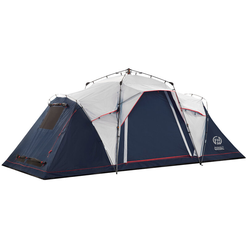 Полуавтоматическая кемпинговая палатка FHM Antares 4 black-out