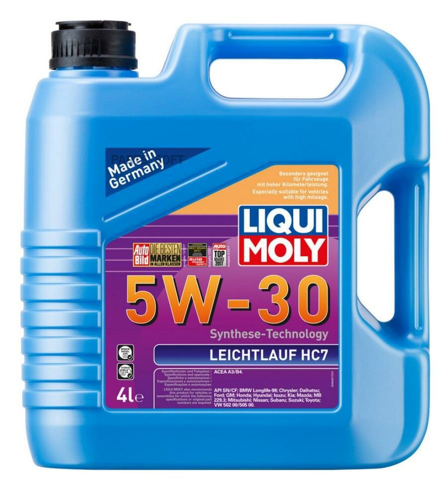 LIQUI MOLY 8461 НС-синт. мот.масо Leichtlauf HC 7 5W-30 A3/B4 (4)