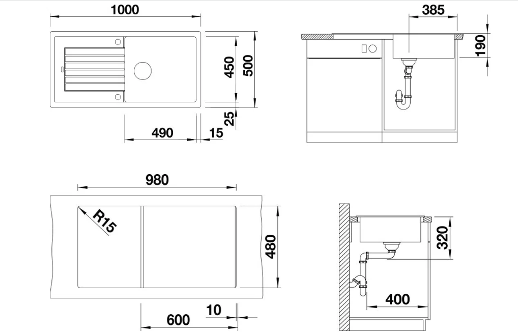 Мойка Blanco Zia XL 6S Silgranit PuraDur II черный 526023 - фотография № 4