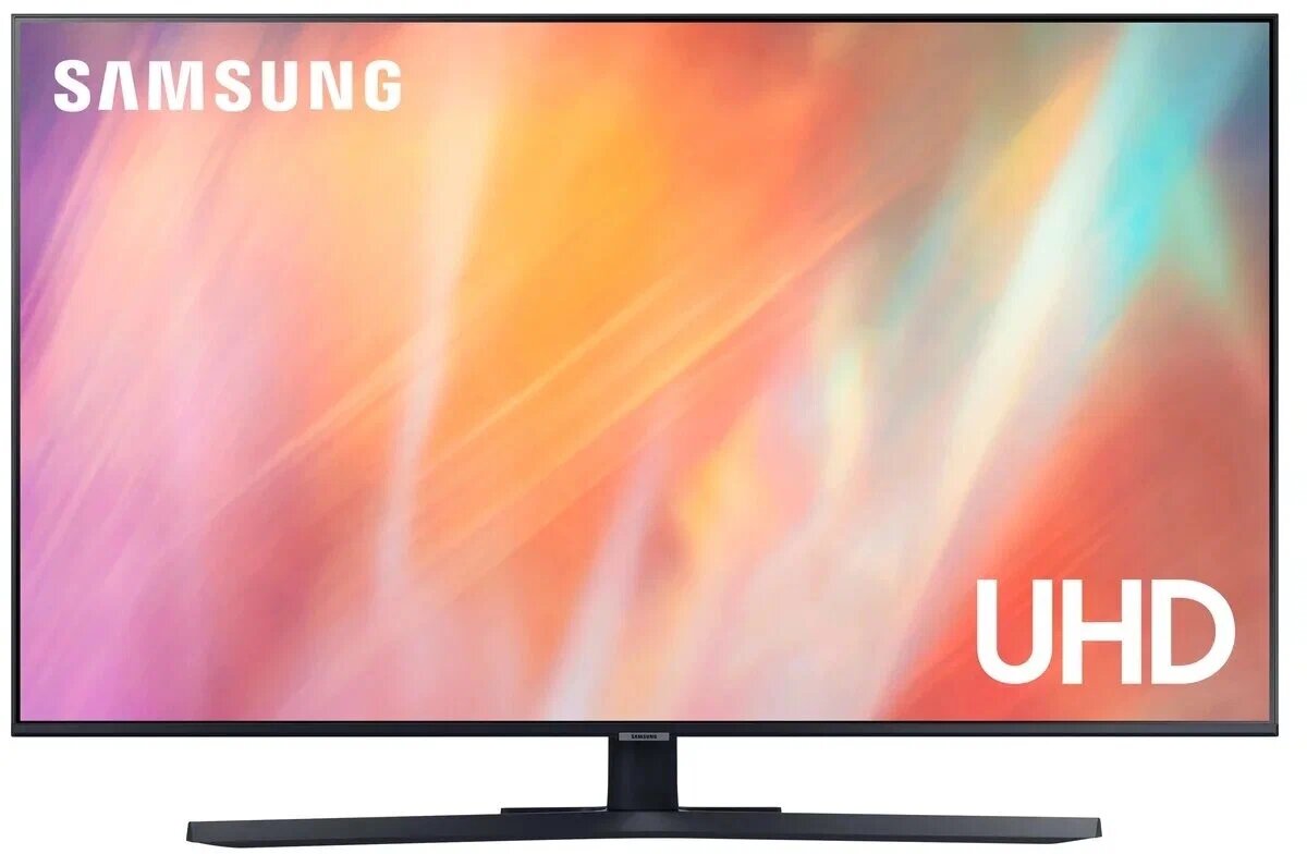 50" Телевизор Samsung UE50AU7500U 2021 LED, HDR RU, titan gray