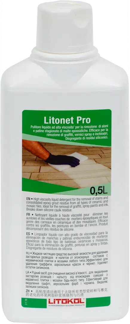 Очиститель эпоксидных остатков Litokol Litonet Pro 0.5 л