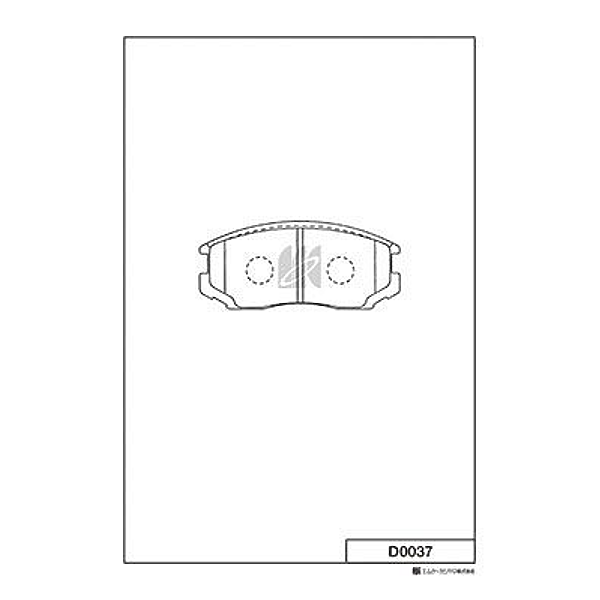MK KASHIYAMA D0037H (D0037_MK) колодки дисковые передние\ daihatsu terios j1 1.3dx / sx &4wd 97