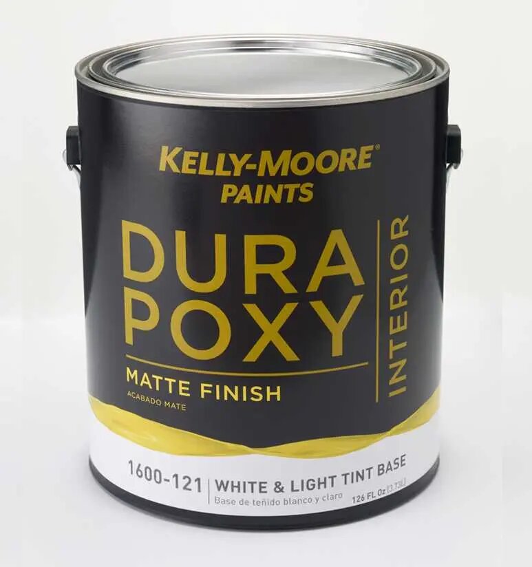 KELLY-MOORE DURAPOXY INTERIOR PAINT Краска интерьерная суперпрочная антивандальная 378л матовый 1600-121-1G