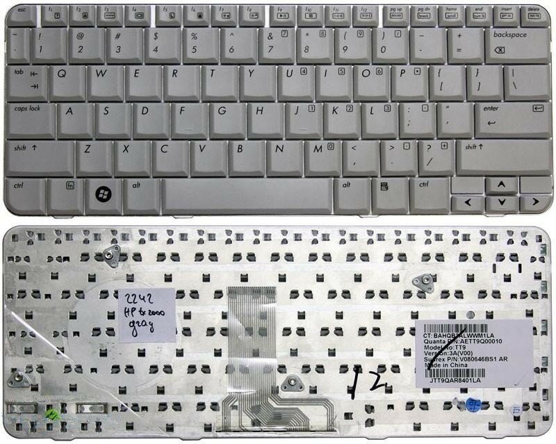 Клавиатура для ноутбука HP Pavilion TX2100 серая