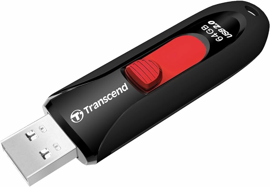 Transcend 64GB JetFlash 590 USB 2.0 Черный/Красный TS64GJF590K