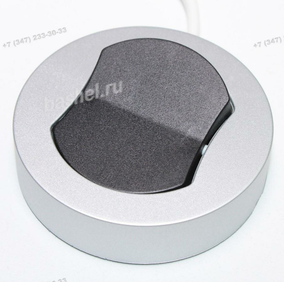 фото GLS-D66 одноклавишный серо-чёрный, 2,5А, 250В, GLS электротовар