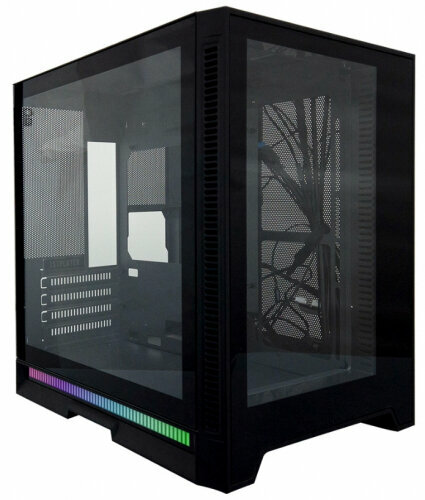 Компьютерный корпус 1stPlayer STEAM PUNK SP6 Black (SP6-G-BK)