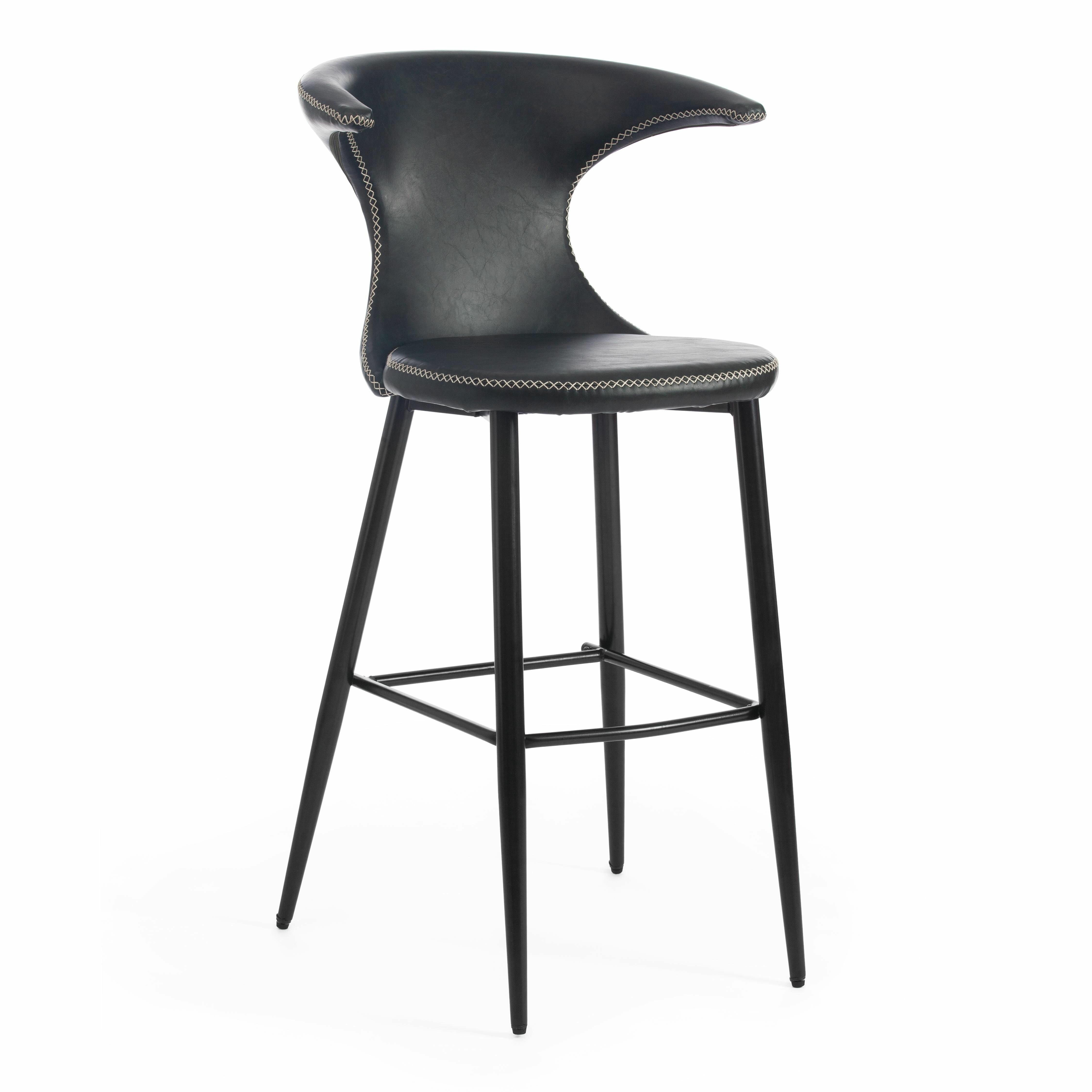Стул барный TetChair FLAIR BAR (mod. 9018) зеленый 14/черный