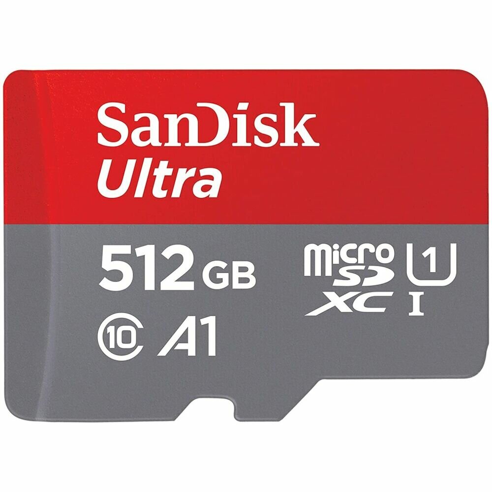 Карта памяти Micro SecureDigital 512Gb SanDisk Ultra microSDXC class 10 UHS-1 A1 SDSQUAC-512G-GN6MN