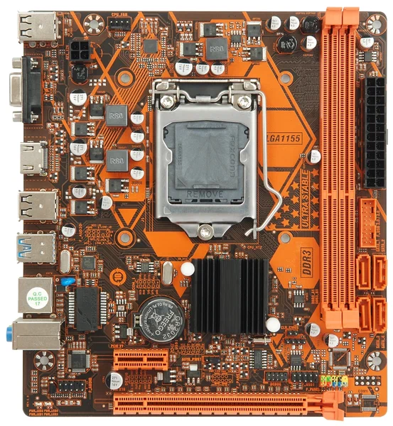 Материнская плата Esonic Socket 1155 Intel®H61 2xDDR3-1333 D-SUB+HDMI 1xPCI-Ex16 1xPCI-EX1 4xSATA2 6 Ch Audio Lan (6+2)USB2.0 mATX RTL