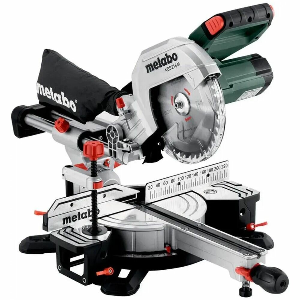 Торцовочная пила с протяжкой Metabo KGS 216 M (613216000) 1500 Вт