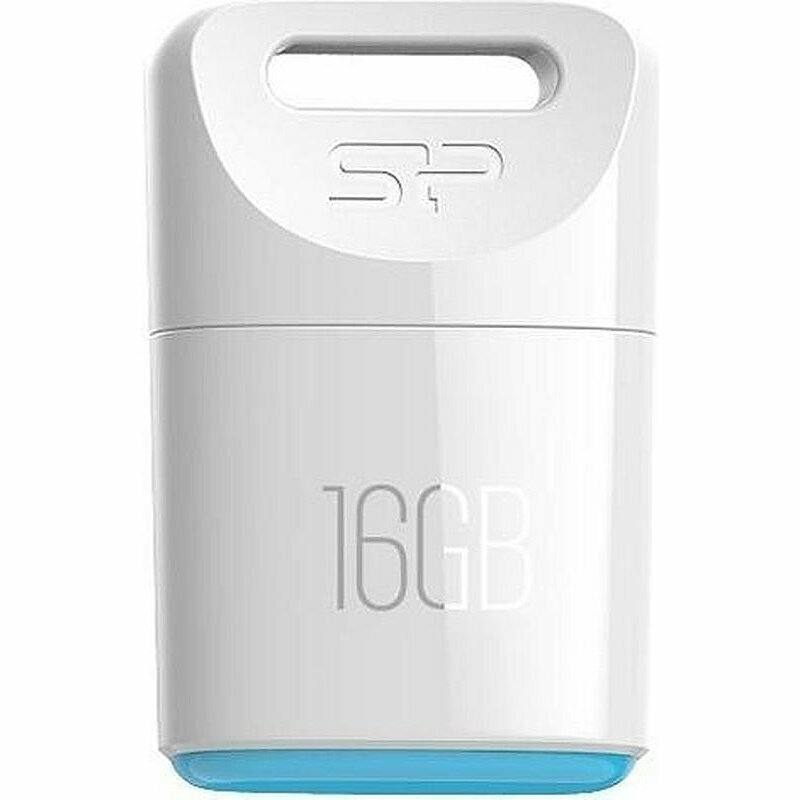 Флеш-память Silicon Power Touch T06 16Gb/USB 2.0/Белый (SP016GbUF2T06V1W), 1881217