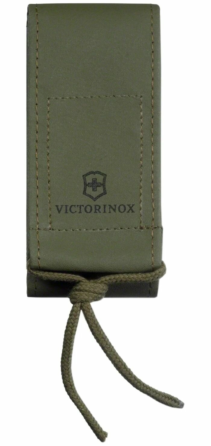 Чехол из иск.кожи Victorinox Leather Imitation Pouch (4.0822.4) зеленый с застежкой на липучке без у - фото №1