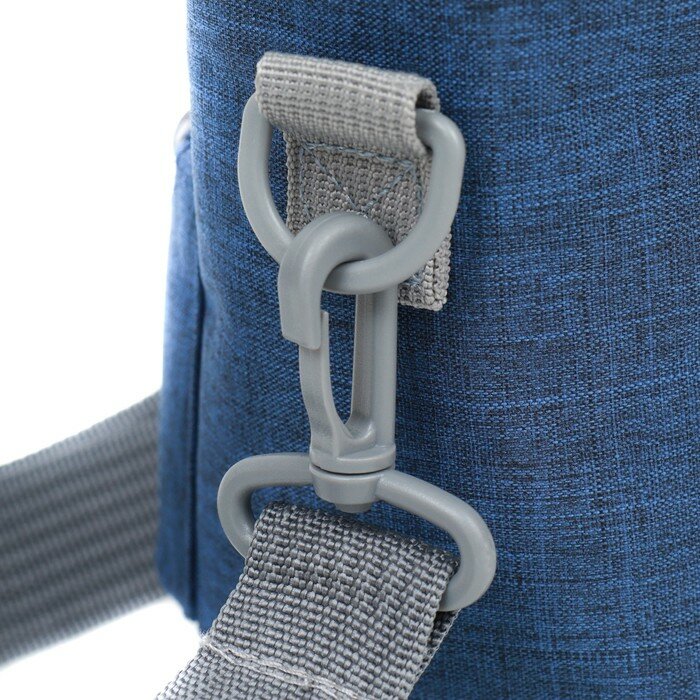 Сумка для лакомств, с карманом для пакетов, 18 х 10 х 18 см, синяя - фотография № 6