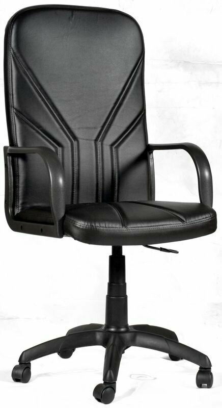 Компьютерное кресло Менеджер Эконом PL офисное обивка: искусственная кожа цвет: черный