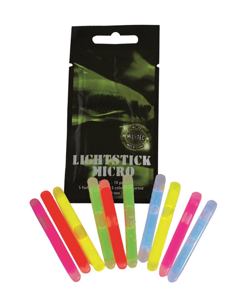 Химический свет Mil-Tec Lightstick Micro 10 шт. 5 цветов (рыболов.) (14931000) Assorted