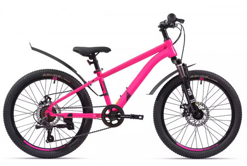 фото Детский велосипед Rush Hour 22" NX 305 DISC ST розовый, рама 12"