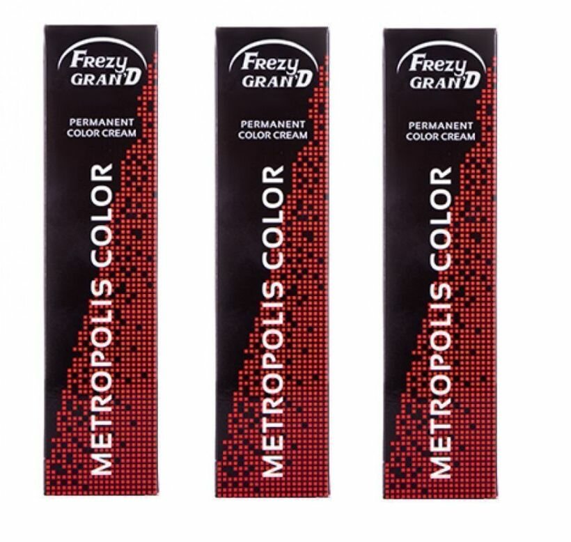 Frezy Grand Крем-краска для волос 9/26, светлый блонд фиолетовый Very Light Violet Red Blond, 100 мл - 3 штуки