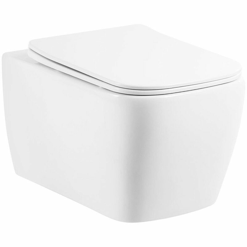 Унитаз подвесной безободковый BelBagno VENETO BB132CHR/BB132SC