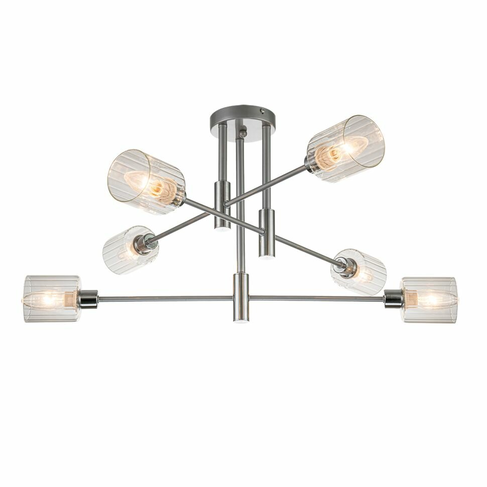 Escada 1140/6P E14*40W Silver/Chrome