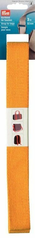 Лента-ремень для сумок, цв. желтый (32мм*3м) PRYM 965181