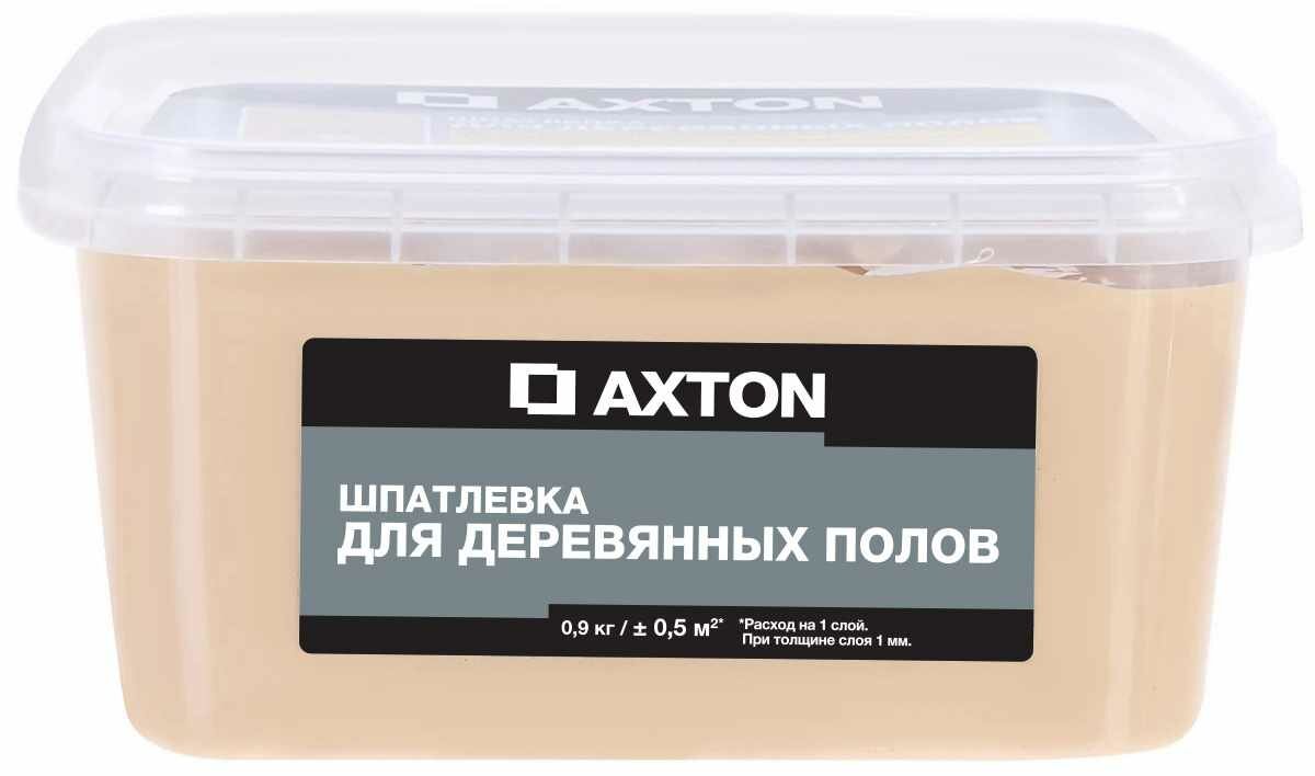 фото Шпатлёвка Axton для деревянных полов 0.9 кг сосна