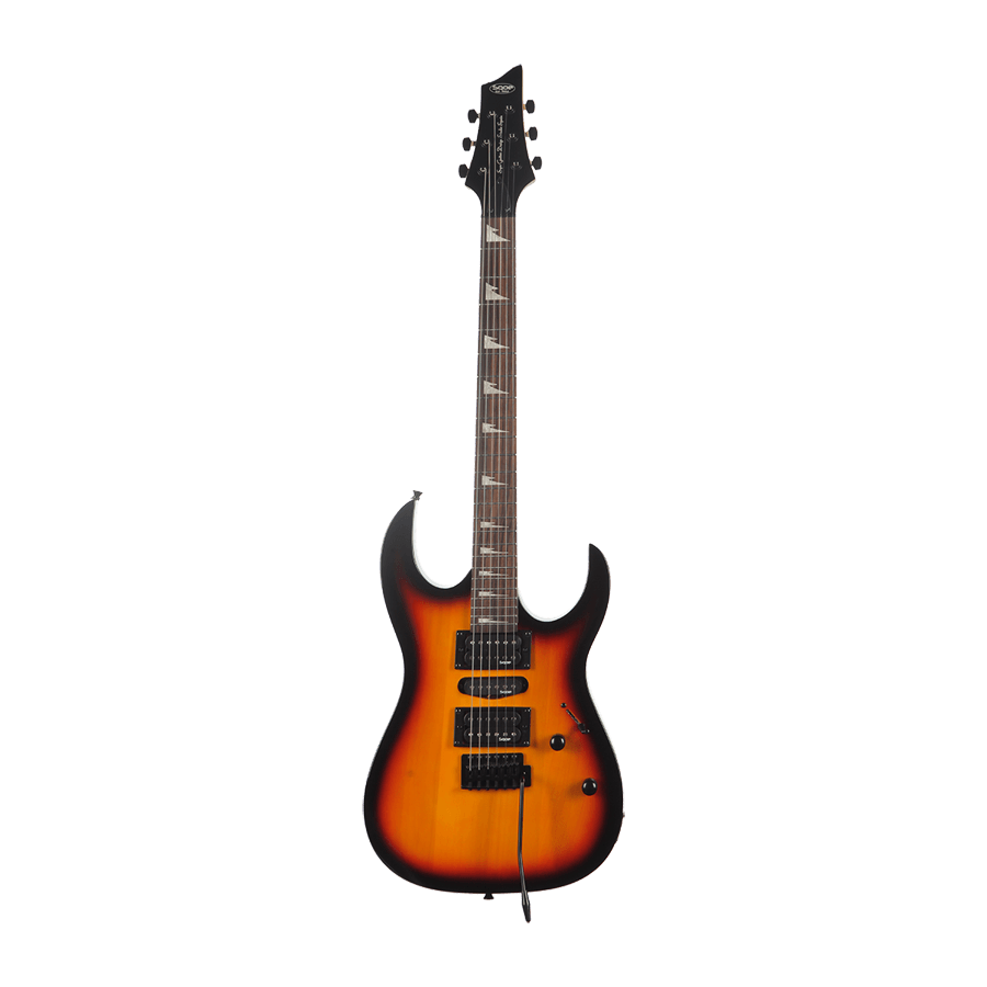 SQOE Seib370 sunburst электрогитара