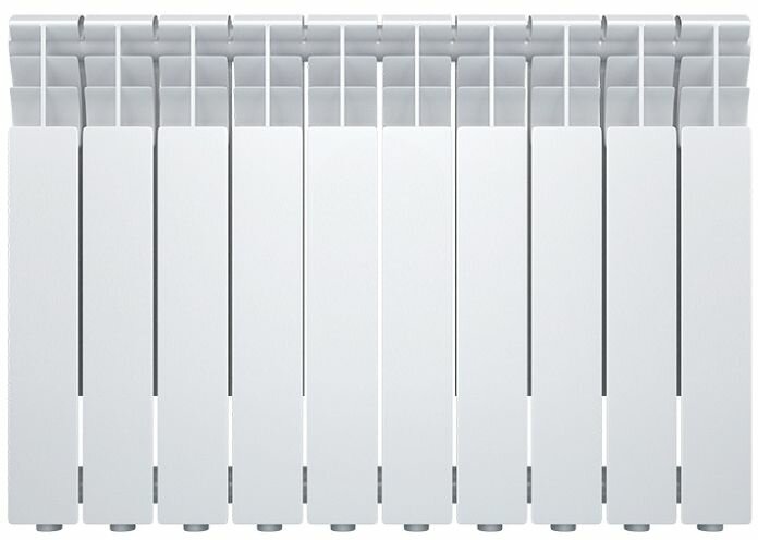 Радиатор алюминиевый OASIS ЭКО 500/80 10 секц.
