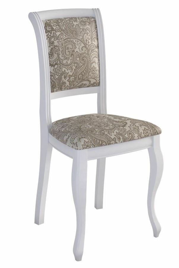 фото Стул Дионис деревянный Red&Black белый, ткань Basar Beige