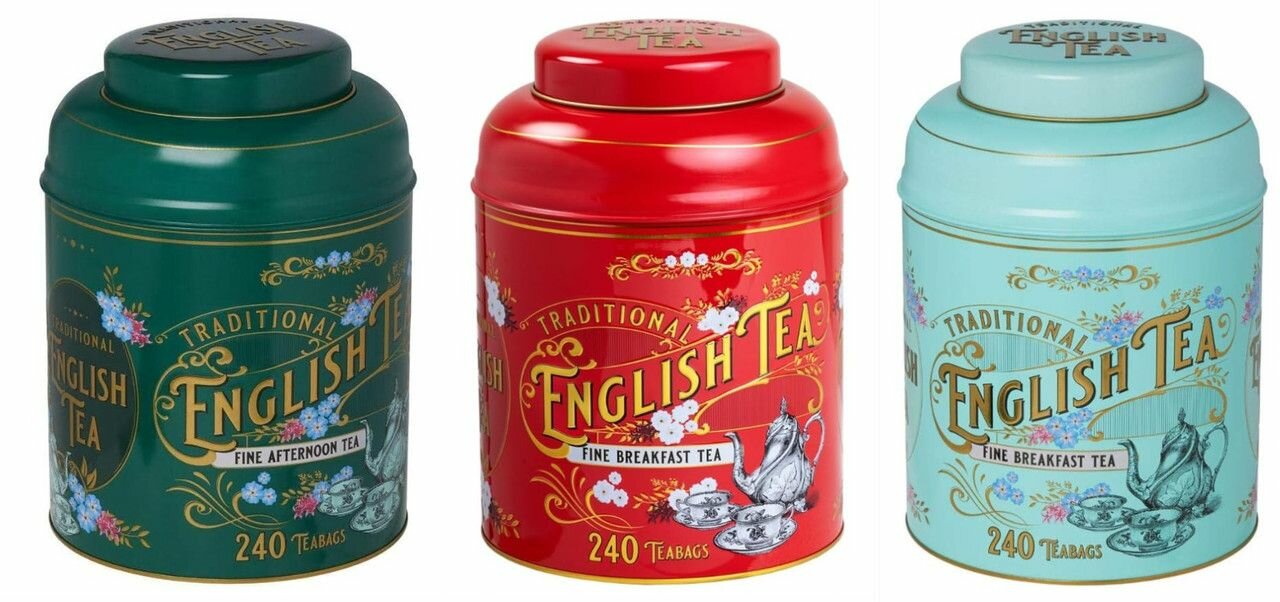 Чайный набор New English Teas в пакетиках, 3x240шт - фотография № 1